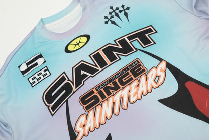 Saint Mich@el Tears Full Print Since Saint Tear Long Sleeve Vintage