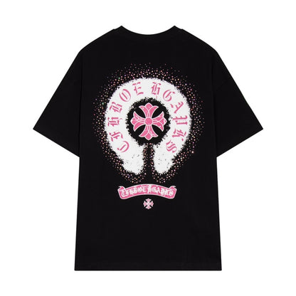 Chrome Hearts Horsebit Print Cross Rhinestone 2024