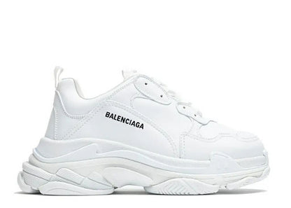 Balenciag* TRIPLE S SNEAKER IN LEATHER WHITE