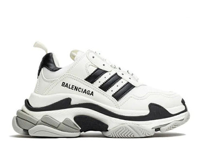 Adidas x Balenciag* Triple-S Black White