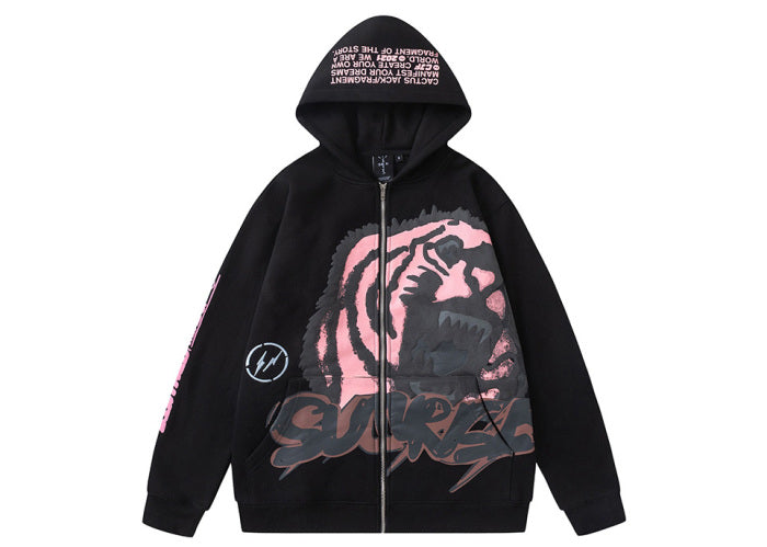 Travis Scott x Jordan x Fragment Design Tiger Zip Hoodie