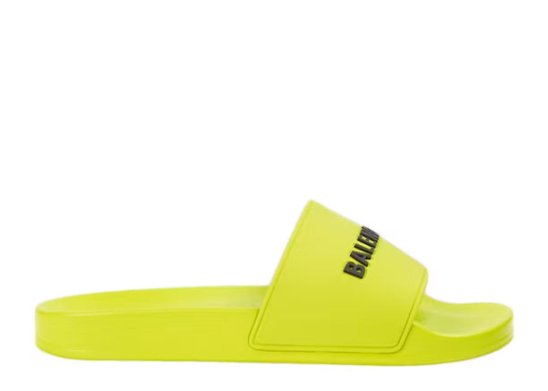 Balenciag* Pool Slide Lime