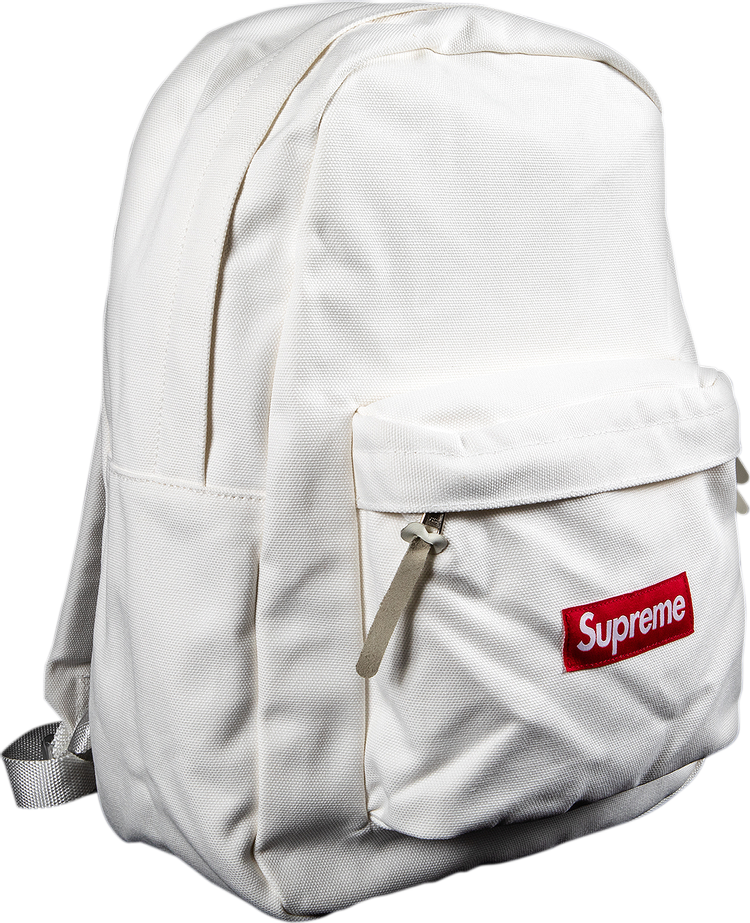 SUPREME CANVAS BACKPACK 'WHITE'