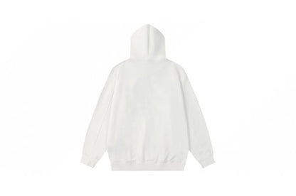 Balenciag* Large Fit Hand-Drawn BB Icon Hoodie