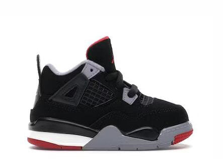 Air Jordan 4 Retro Bred 2019 Toddler