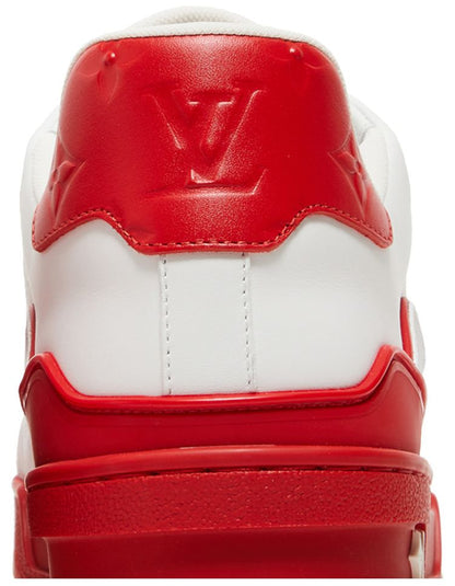 LOUIS VUITTON TRAINER LOW 'WHITE RED MIDSOLE'