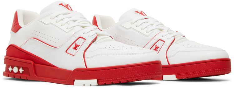 LOUIS VUITTON TRAINER LOW 'WHITE RED MIDSOLE'