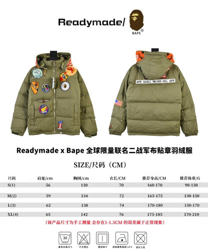 Readymade x Bape Down Jacke