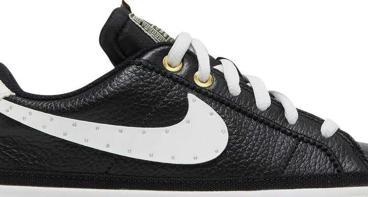 NIKE WOMEN'S COURT LEGACY 'BLACK METALLIC GOLD'