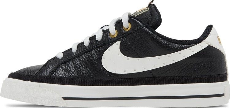 NIKE WOMEN'S COURT LEGACY 'BLACK METALLIC GOLD'