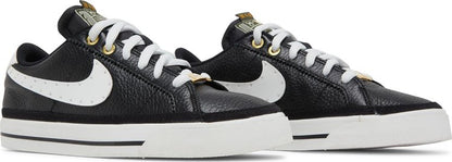 NIKE WOMEN'S COURT LEGACY 'BLACK METALLIC GOLD'