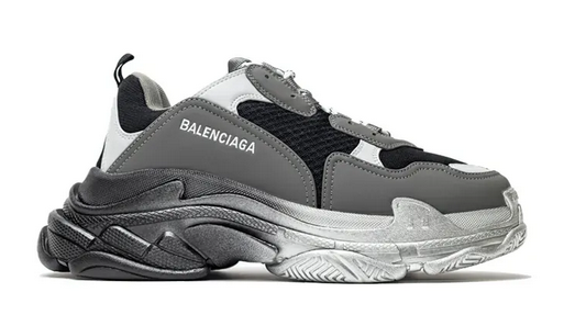 Balenciag* Wmns Triple S 'Grey Black Silver'