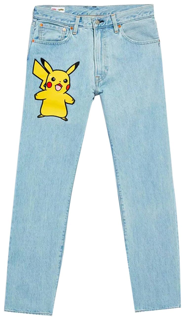 LEVI'S X POKÉMON 551Z AUTHENTIC STRAIGHT JEANS 'LIGHT WASH'