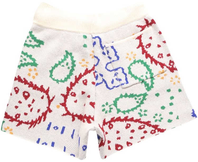 RHUE BANDANA SHORT 'CRÈME/MULTICOLOR'