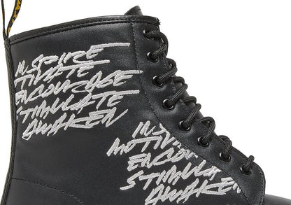 FUTURA LABORATORIES X 1460 'EMBROIDERED BLACK'