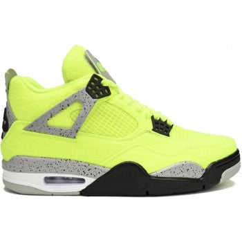 Tagz x Air Jordan 4 'Plush Fluorescent Yellow'