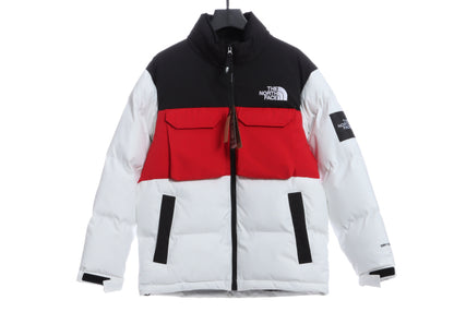 TNF Panel Contrast Color Cargo Down Jacket