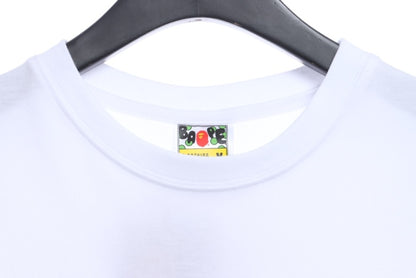 BAPE ape man colorful foam print short sleeves