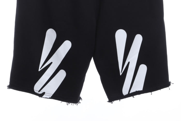 OW ECG printed shorts