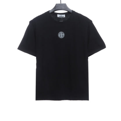 Stone island cross logo printing short sleeves