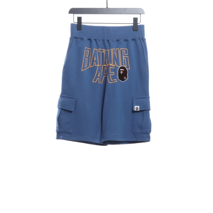 BAPE ape-man printed shorts