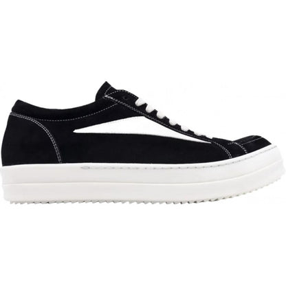 Rick Owens EDFU Suede Leather Vintage Low 'Black Milk'