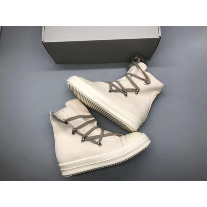 Rick Owens DRKSHDW Strobe Cotton Denim Hexa High 'Natural Milk'