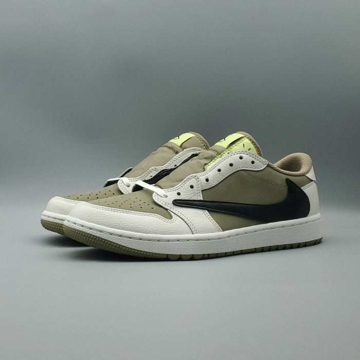 Travis Scott x Air Jordan 1 Low Golf 'Neutral Olive'