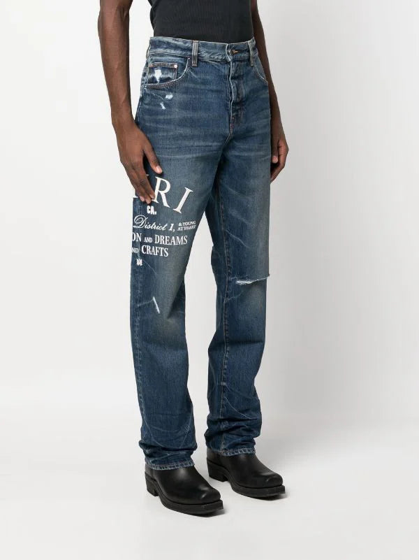 AMIRI Arts District straight-leg jeans