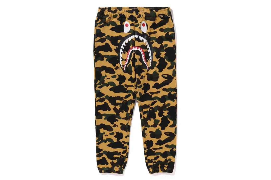 A BATHING APE® SHARK 1ST CAMO TRACK PANTS