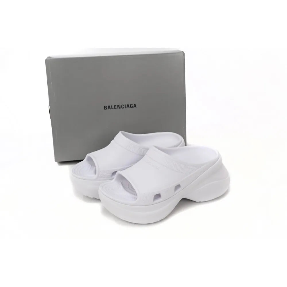 Balenciaga x Crocs Pool Slide Sandals White (Women's)