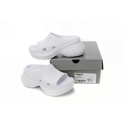 Balenciaga x Crocs Pool Slide Sandals White (Women's)