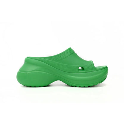 Balenciaga x Crocs Pool Slide Sandals Green (Women's)