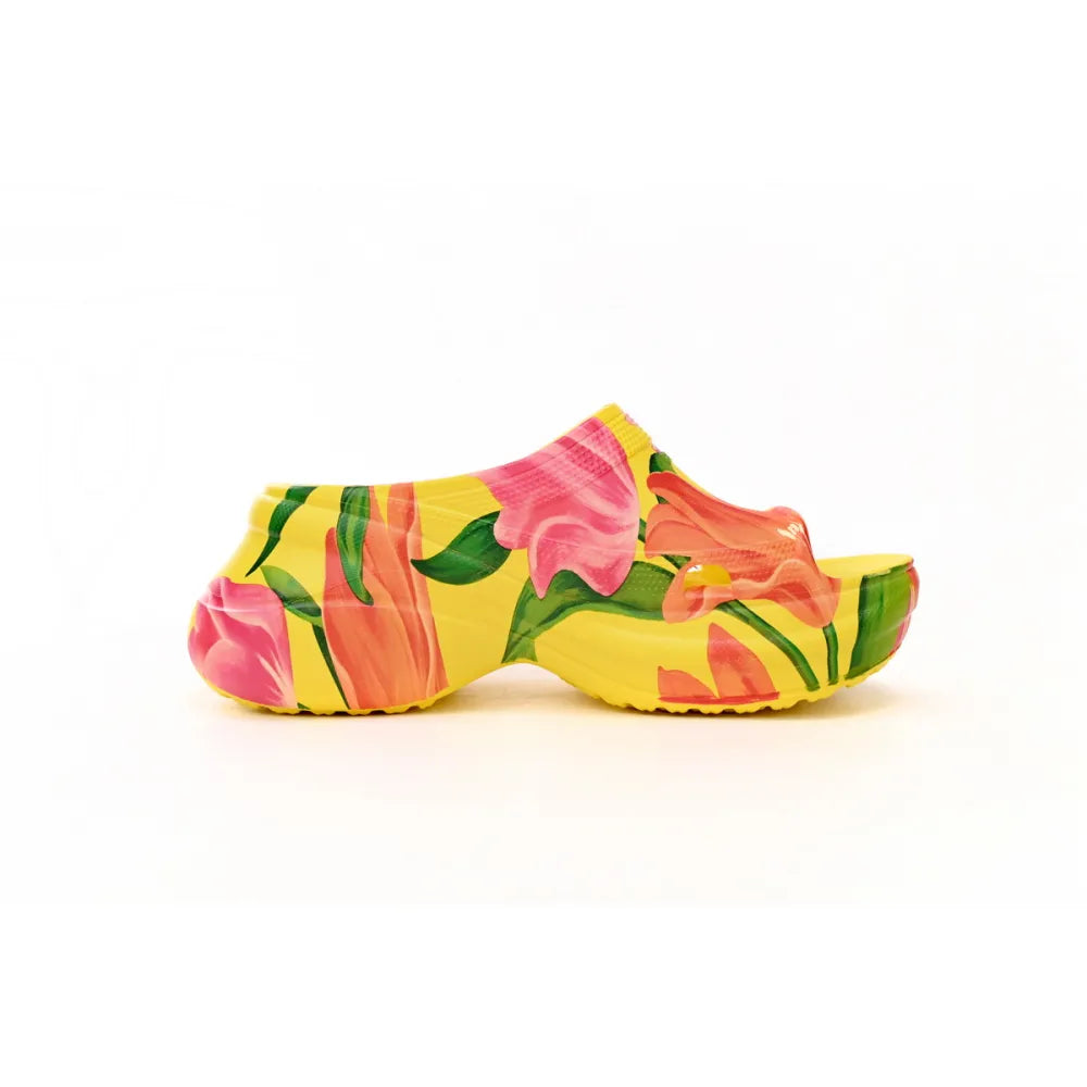 Balenciaga x Crocs Pool Slide Sandals Tulip Print Multi (Women's)