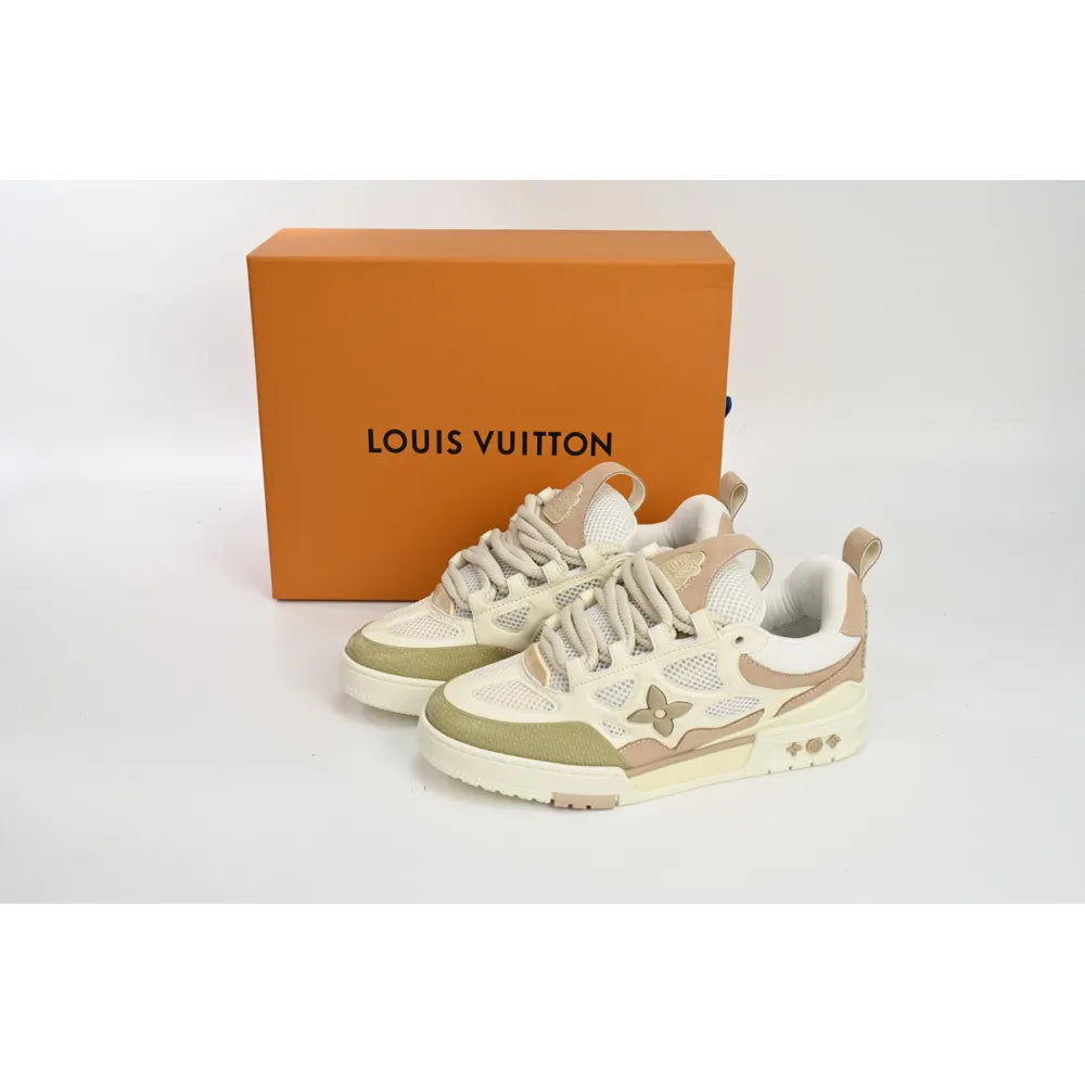 Louis Vuitton LV Skate Sneaker Beige White