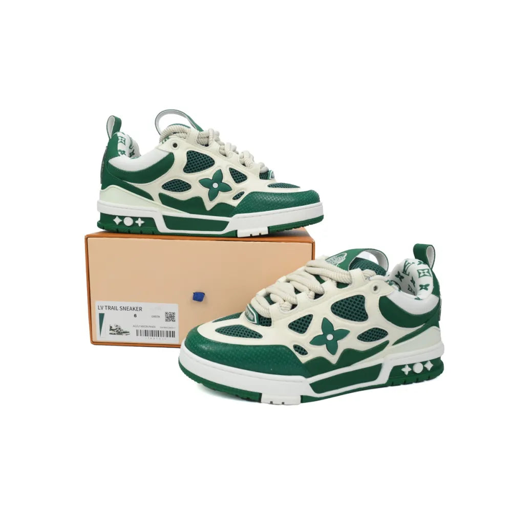 Louis Vuitton LV Skate Sneaker Green White