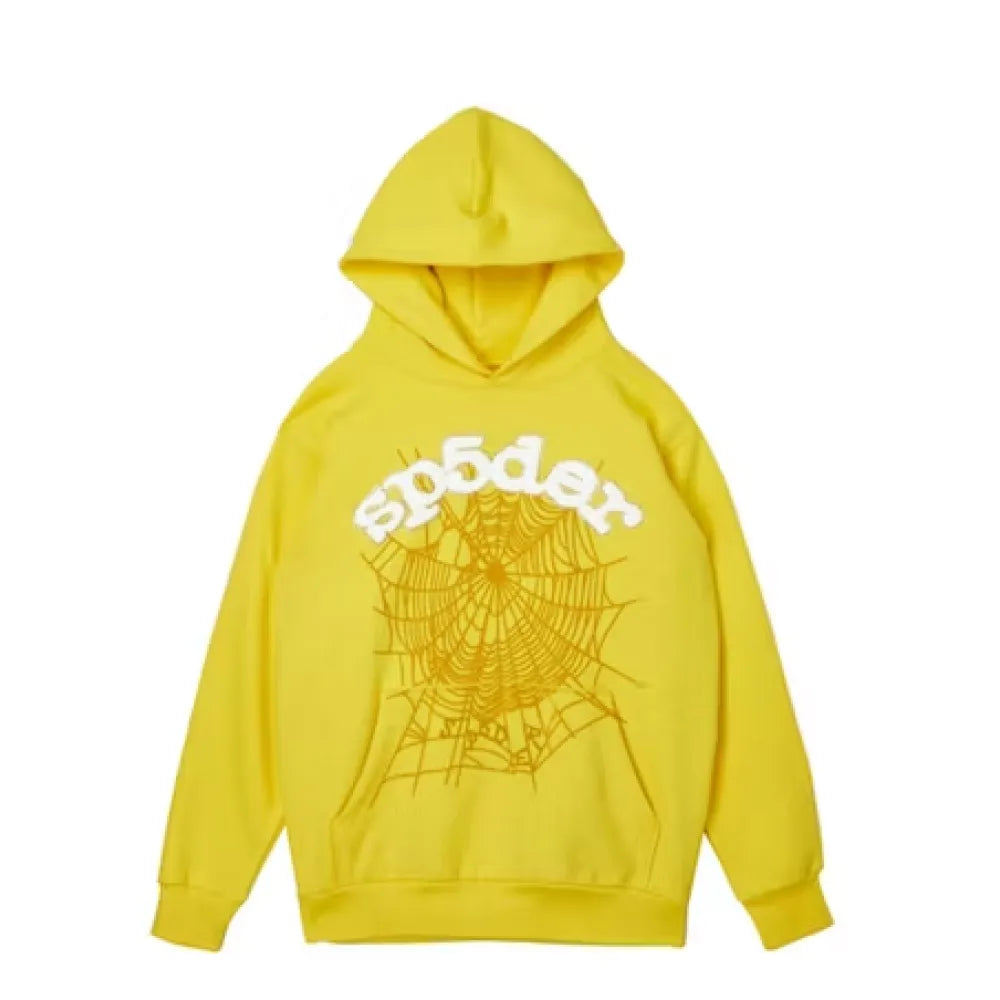 Sp5der Websuit Hoodie Yellow