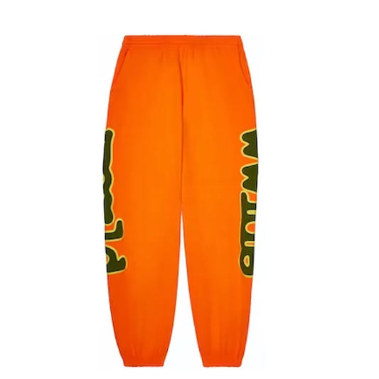 Sp5der World Beluga Sweatpants Orange