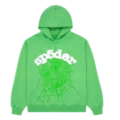 Sp5der Web Hoodie Slime Green