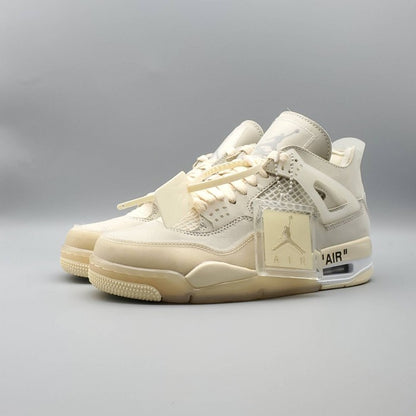 Off-White x Wmns Air Jordan 4 SP 'Sail'