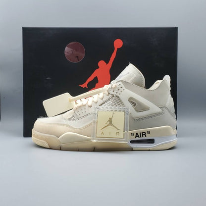 Off-White x Wmns Air Jordan 4 SP 'Sail'