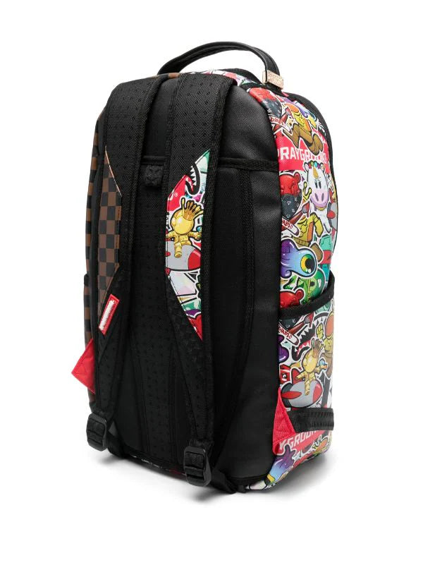 SPRAYGROUND KID STICKER BOMB BACKPACK