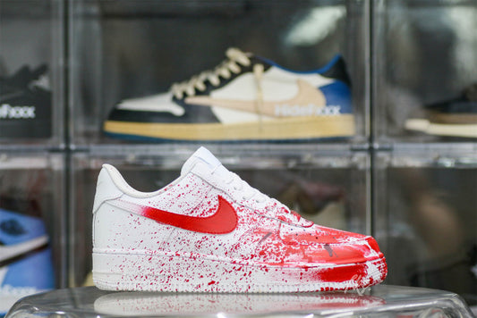 Air Force 1 Low Custom Blood Splatter