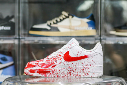 Air Force 1 Low Custom Blood Splatter