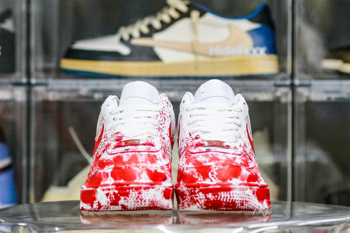 Air Force 1 Low Custom Blood Splatter