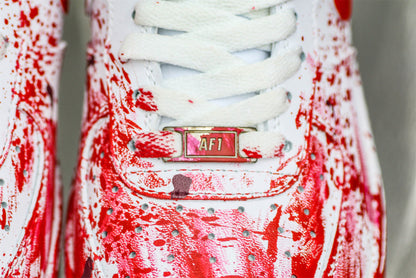 Air Force 1 Low Custom Blood Splatter