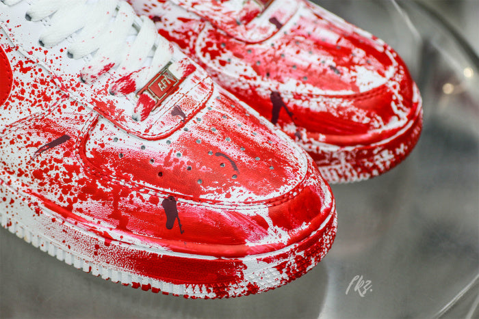 Air Force 1 Low Custom Blood Splatter