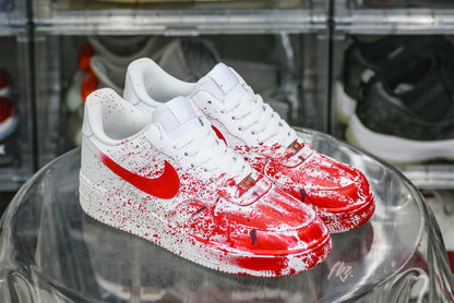 Air Force 1 Low Custom Blood Splatter