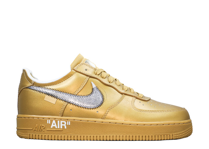 Nike Off-White Air Force 1 AF1 Gold Custom