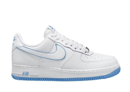 Nike Air Force 1 '07 Low White University Blue Sole